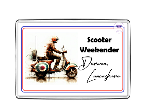 Scooter Weekend
Oblong Fridge Magnet
£2.50