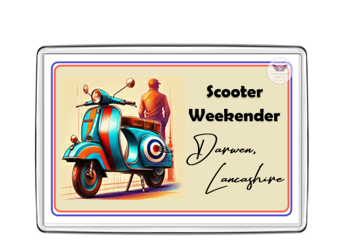 Scooter Weekend
Oblong Fridge Magnet
£2.50