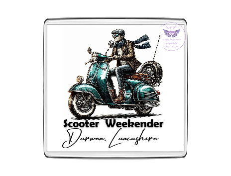 Scooter Weekend
Oblong Fridge Magnet
£2.00