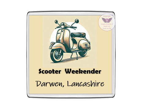 Scooter Weekend
Oblong Fridge Magnet
£2.00