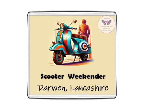Scooter Weekend
Square Fridge Magnet
£2.00