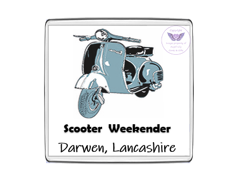 Scooter Weekend
Square Fridge Magnet
£2.00