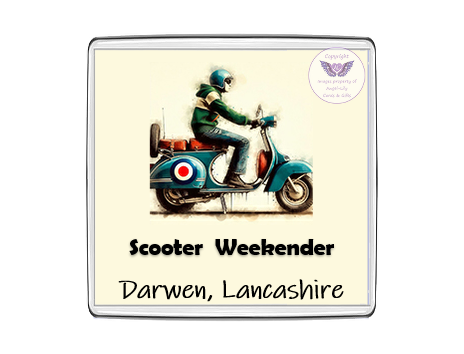 Scooter Weekend
Square Fridge Magnet
£2.00